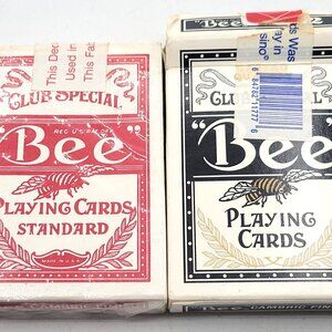 Vintage Bee Club Special Deck Standard Playing Cards Poker Collector Casino